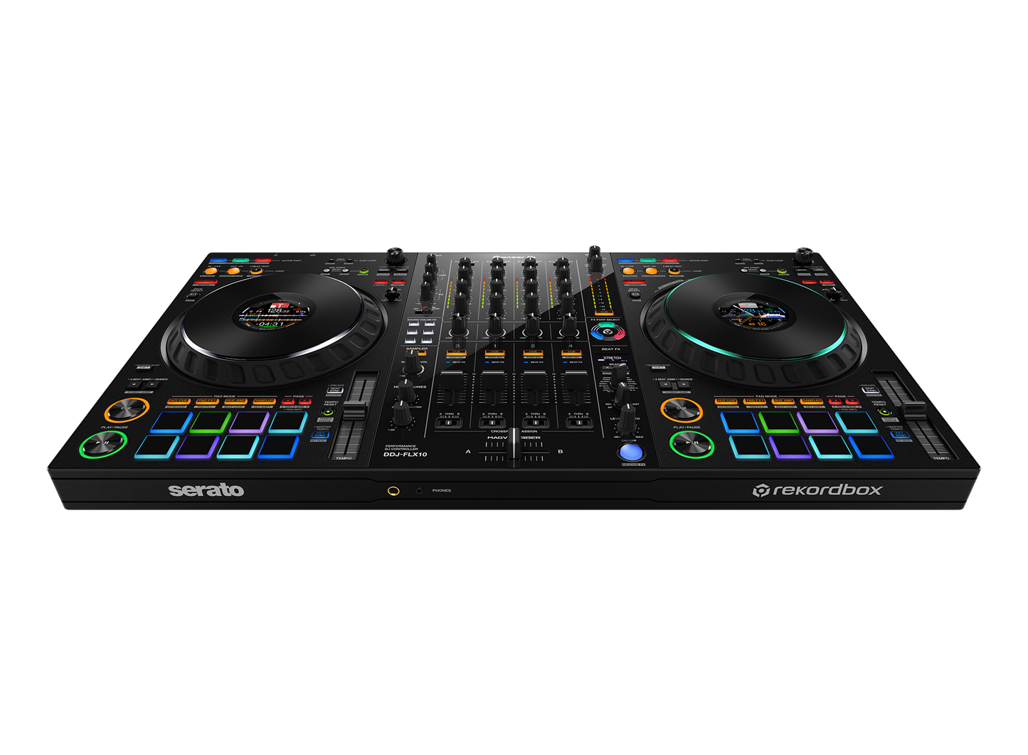 DDJ-FLX10 — 4 - Channel DJ Controller For Rekordbox & Serato DJ